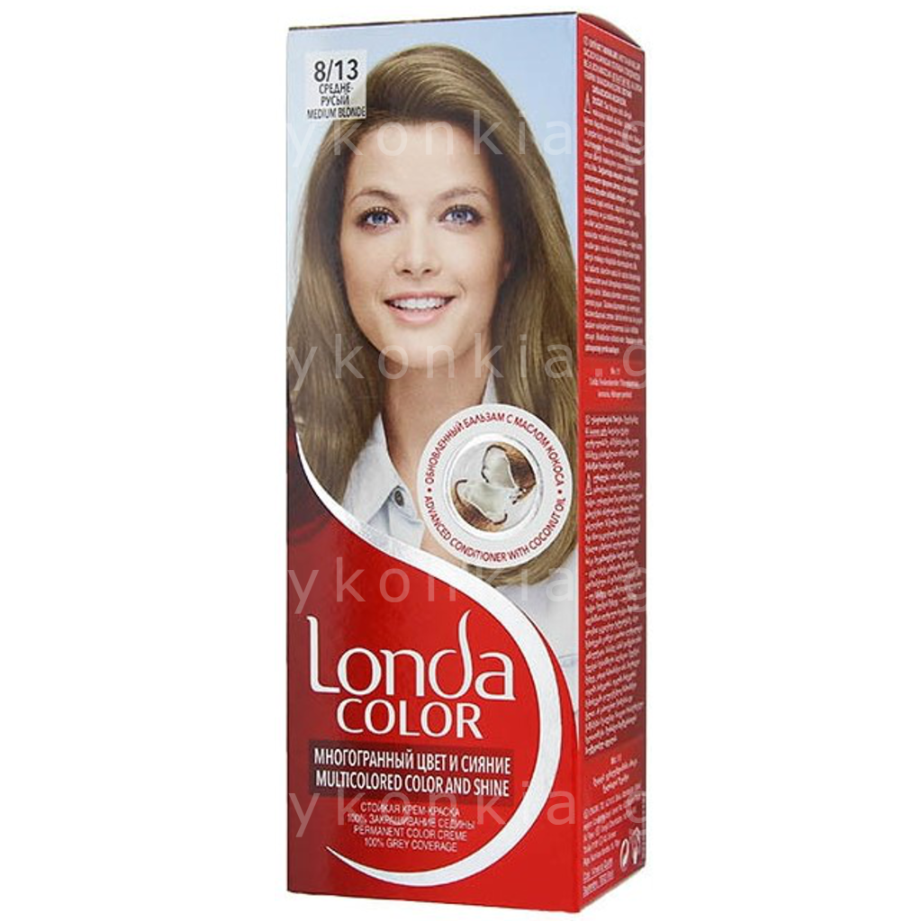 LONDA თმის საღებავი 8/13 საშუალო ჩალისფერი