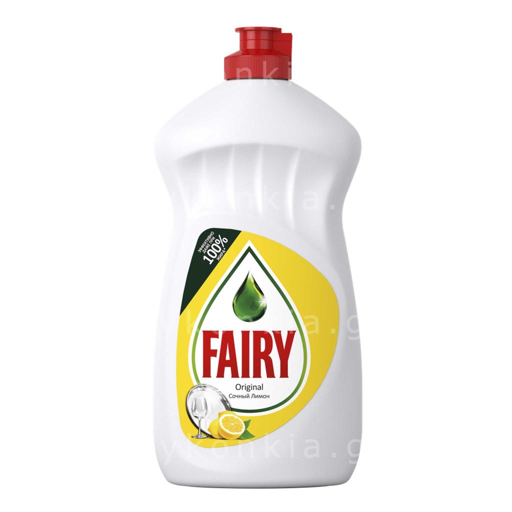 FAIRY ჭურჭლის სარეცხი სითხე ლიმონი 500 მლ