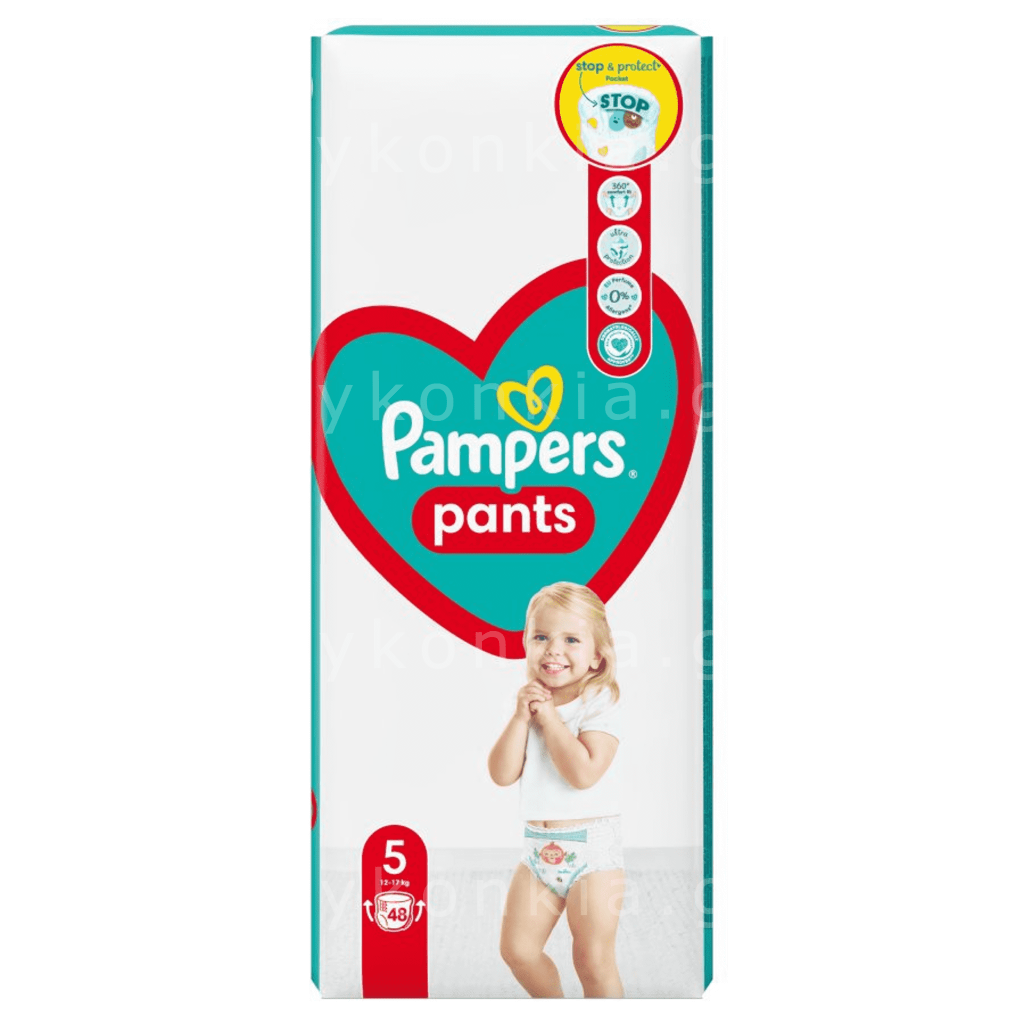 PAMPERS ტრუსი 5ზ 48ც