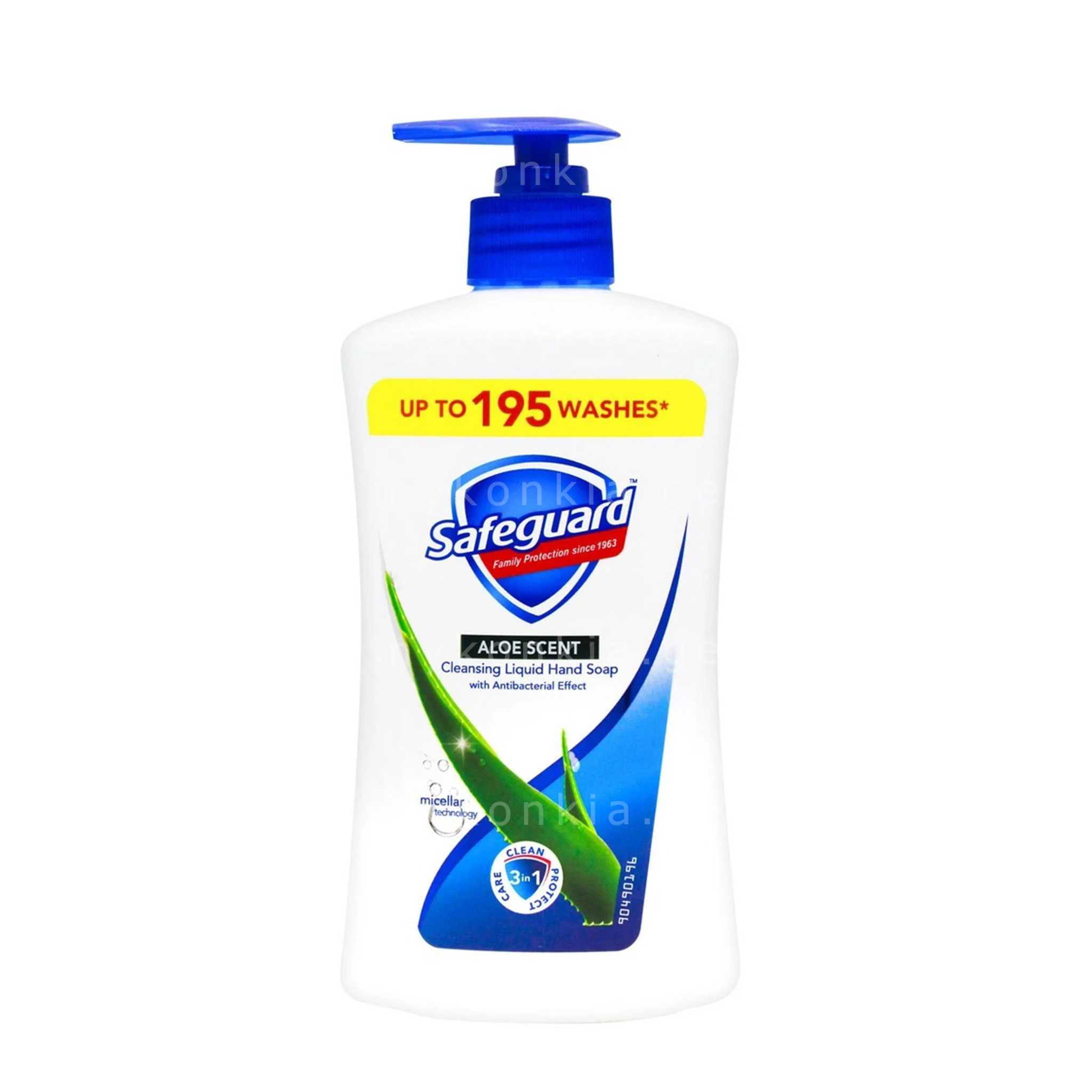 Safeguard Aloe Vera თხევადი საპონი 390 მლ 1 Safeguard Aloe Vera თხევადი საპონი 390 მლ