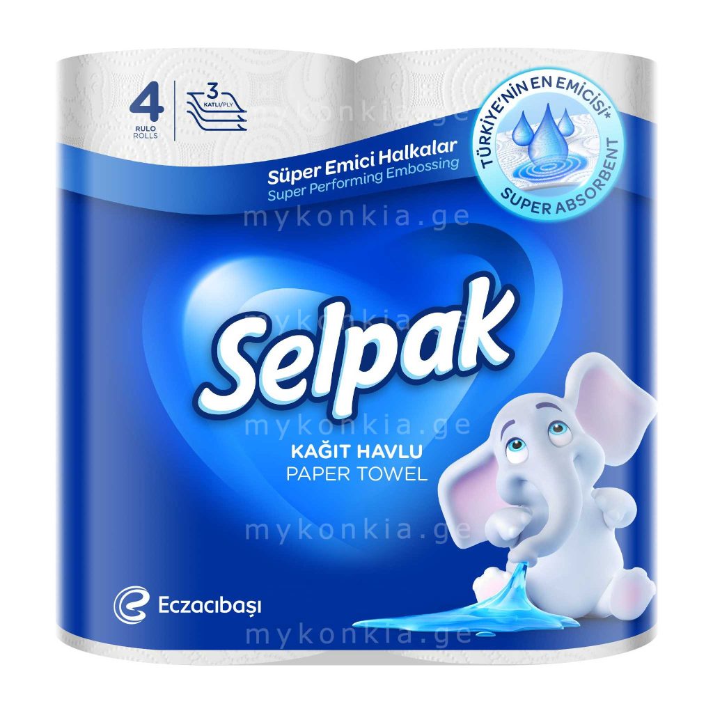 SELPAK ტ/ქ 4ც 3 ფენა