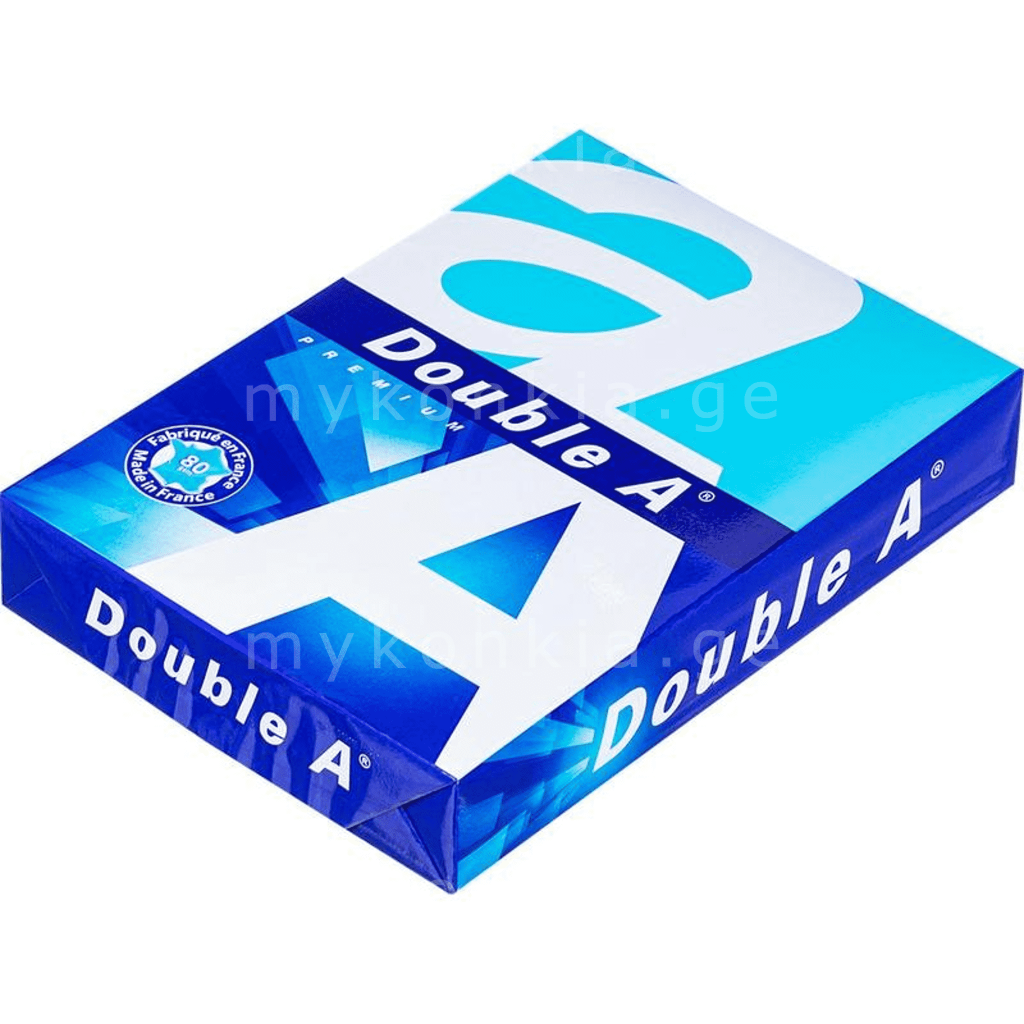 DELI ქსეროქსის (საბეჭდი)ქაღალდი A4 80გრ (500ფ) Double A