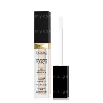 კრემის კონსილერი ჰიალურონის მჟავით, თერმული წყლით და ამაზონური თიხით № 025-LIGH EVELINE