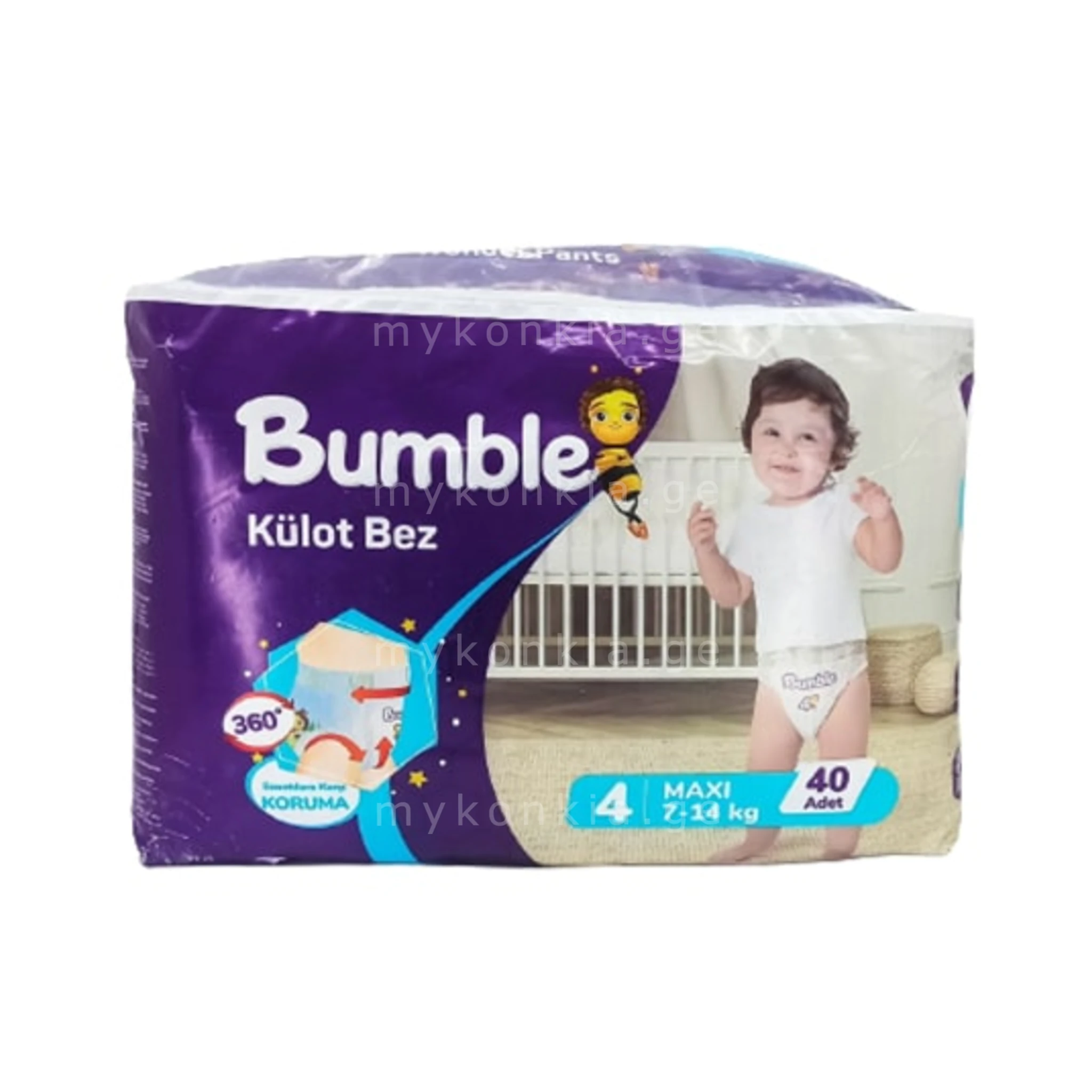 ბავშვის ტრუსი BUMBLE Wonder N4 (7-14) 40 1 ბავშვის ტრუსი BUMBLE Wonder N4 (7-14) 40