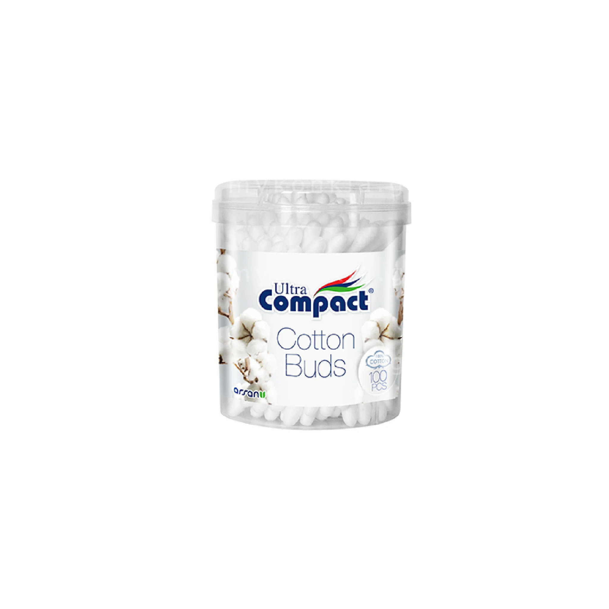 COMPACT CC-303 ყურის ჩხირი ცილინდრი 100 ც 1 COMPACT CC-303 ყურის ჩხირი ცილინდრი 100 ც