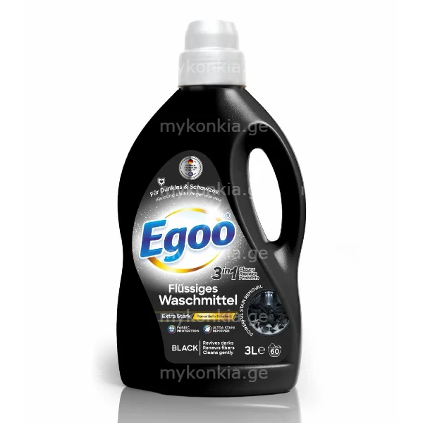 თხევადი სარეცხი საშუალება EGOO 3LT BLACK 1 4860129730037